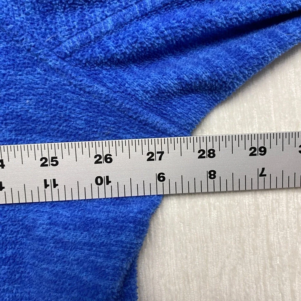 Tommy Bahama Quarter Zip Fleece Sweatshirt Mens 2XL Blue Marlin Logo Mock Neck